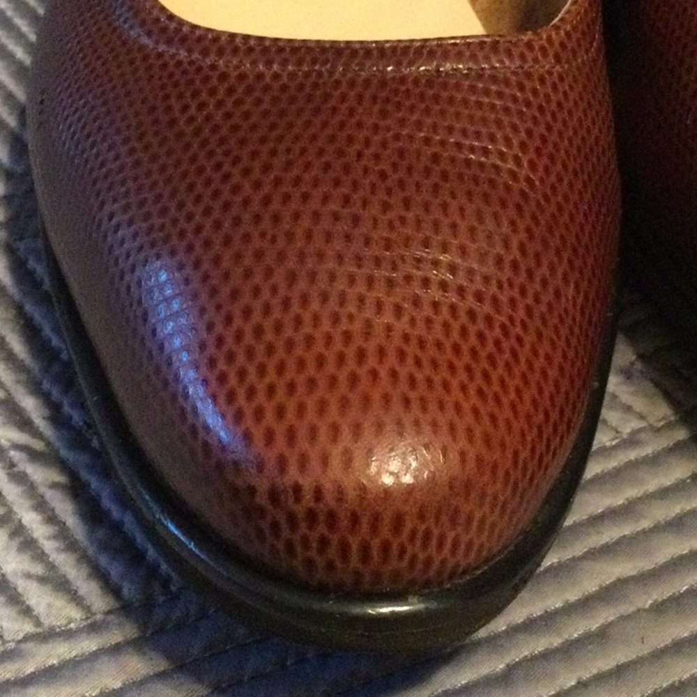 Salvatore Ferragamo brown 9.5 wedge shoes for women - Picture 5 of 11